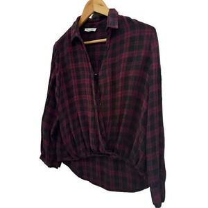 Beach Lunch Lounge Flannel Shirt Size‎ Small